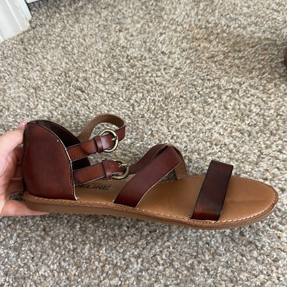 Brown Madeline Girl Sandals - Picture 2 of 7